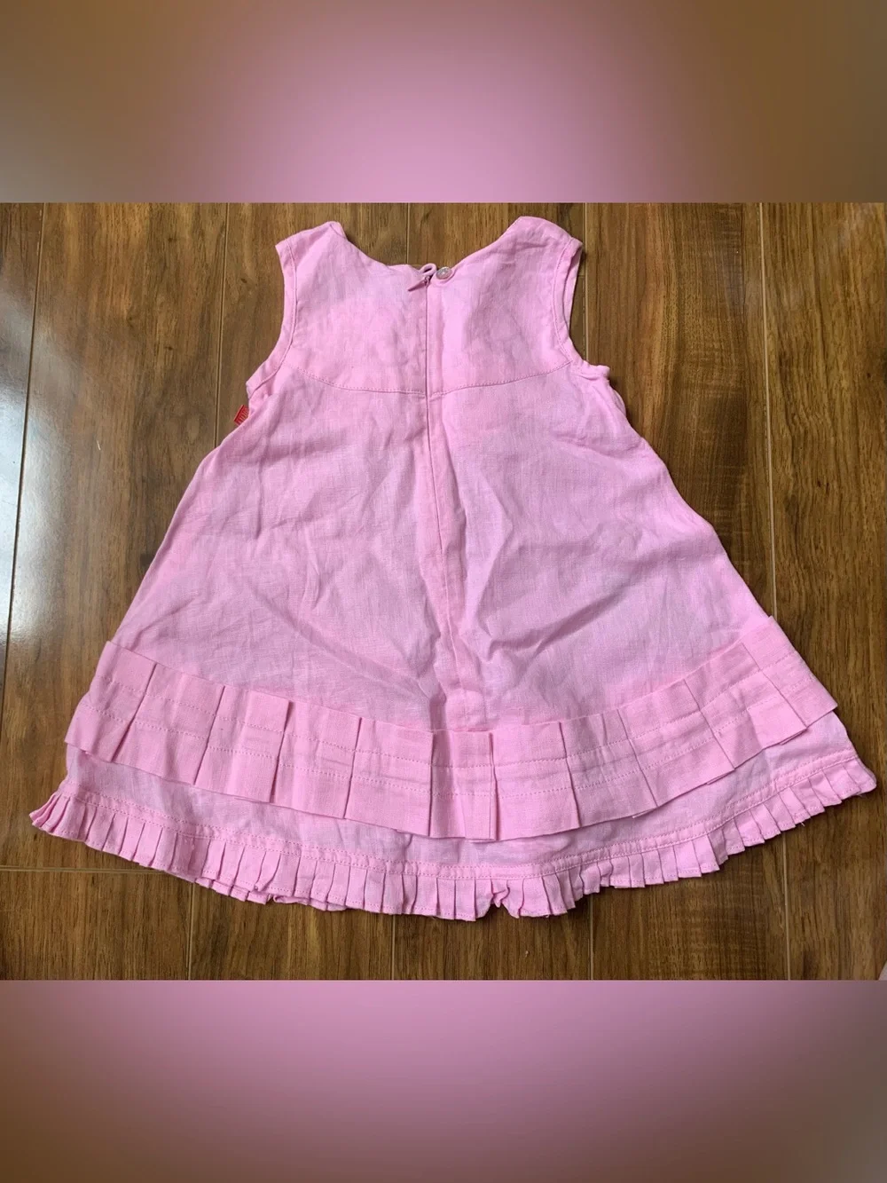 Girls Oilily Linen Dress Size 80 (12-18) Months